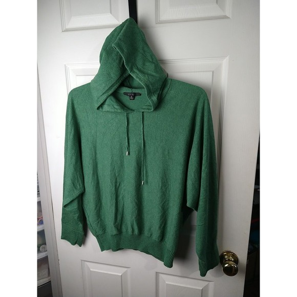 Cyrus Long Sleeve Green Hooded Pullover Sweater Size XL - Picture 2 of 12